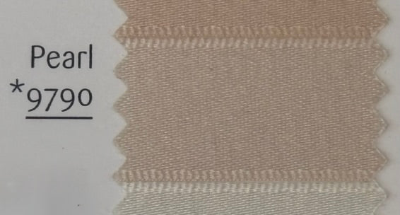 Textured fabric swatch labeled 'Pearl *9790' on a white background