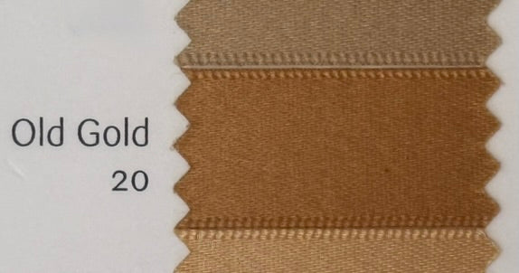 Textile sample with 'Old Gold' color swatch labeled 20 on a white background