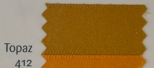 Topaz color swatch with number 412 on a white background