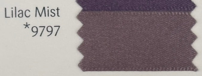 Textured fabric swatch in Lilac Mist color with number 9797 on a light gray background