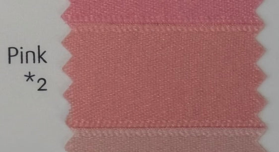Pink fabric swatch labeled 'Pink 2' on a white background