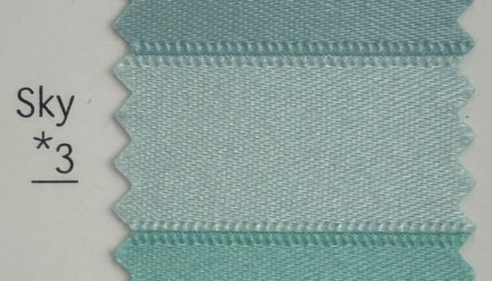 Textured fabric swatch labeled 'Sky *3' on a white background