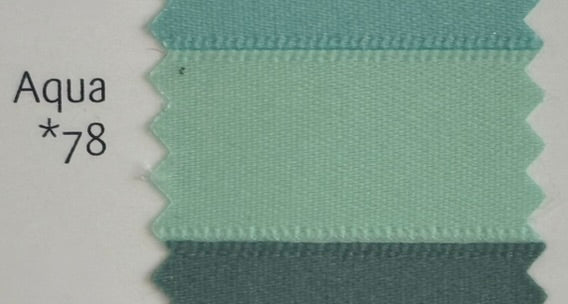 Aqua fabric swatch labeled '78' on a white background